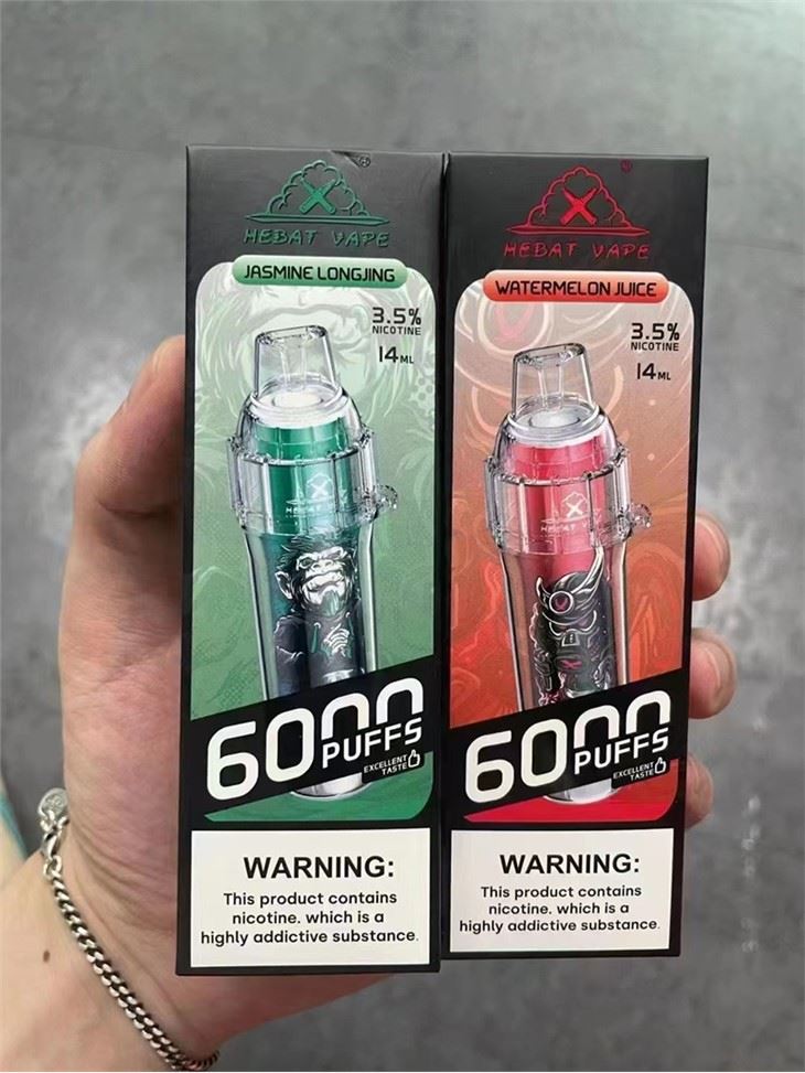 Одноразовый вейп Hebat 6000 Puffs Boom
