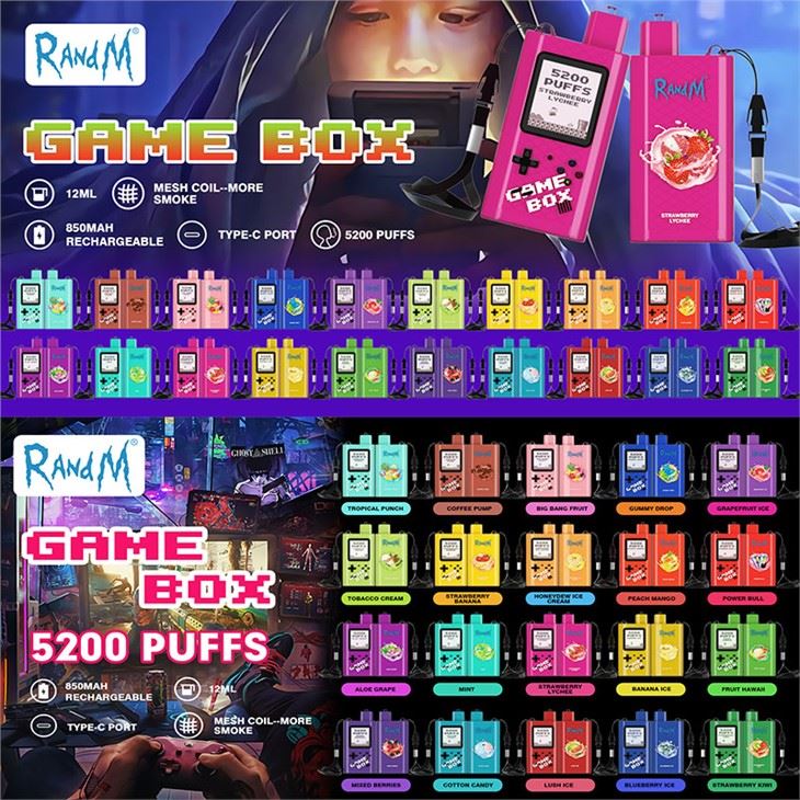 Электронная сигарета Randm Game Box 5200