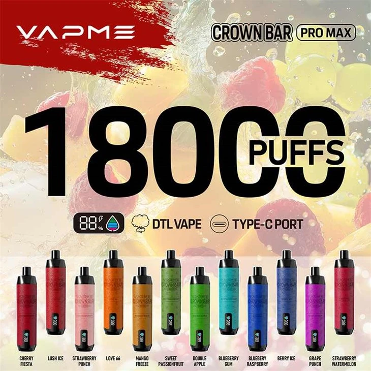 CROWN BAR 18000 PRO MAX ЭКРАН