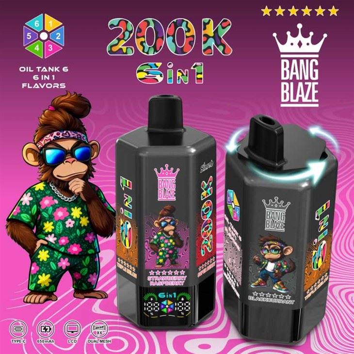 BANG BLAZE 6 дюймов1 200К