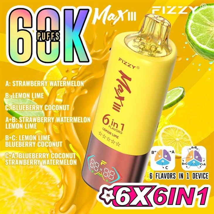 Fizzy Max III 60000 Тройной вкус