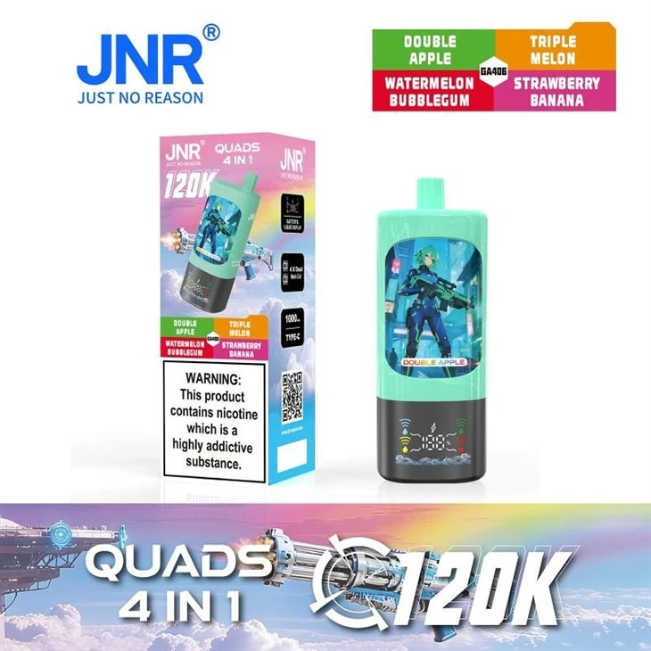 GA406 Bold Fruity Flavor Series_JNR QUADS 4IN1 120K
