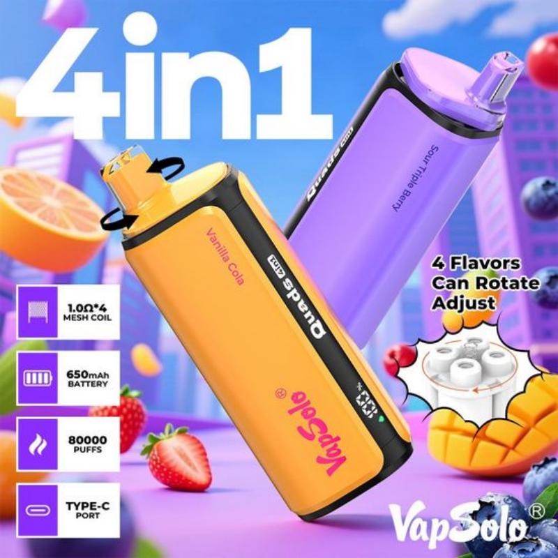 Vapsolo-4-in-1-Quadse-Vape-Vapor-Disposable-Electronic-Cigarette-Vape-80K-Puffsvapsolo 80K
