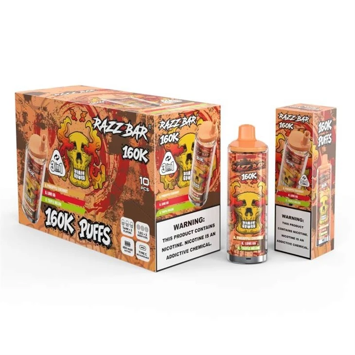 Razz Bar 3in1 160K Puffs high quality