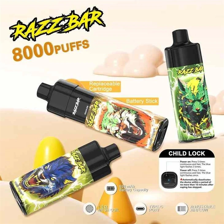 RAZZ BAR 8000 Puffs Одноразовый вейп