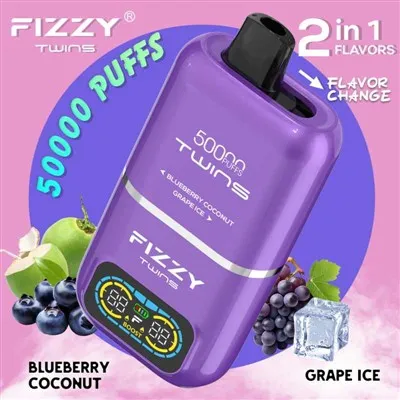 Fizzy Twins 50000 Puffs Dual Flavors