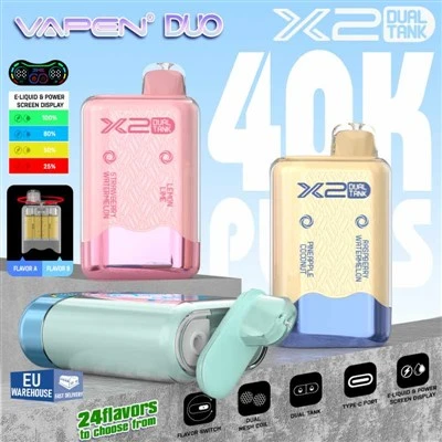 Vapen Duo 40000 Puffs двойной вкус близнецы