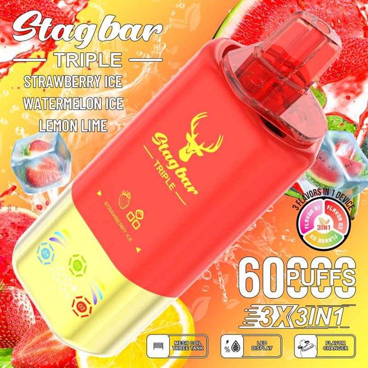 STAG BAR Triple 60000 3 в 1 аромате
